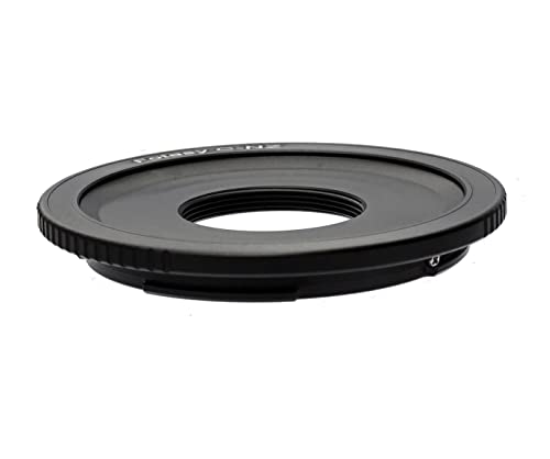 Image of Fotasy Adjustable E-55II T /T2 Telescope Lens to Sony A-mount DSLR Camera Adapter Ring, for Sony Alpha , Black