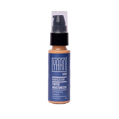 Yaan Man Tinted Moisturizer for Men, 30gm (Light) | BB Cream | Improves Uneven Skin Tone| Hydrating and Light Weight, Non Sticky Makeup | With Kale Oil & Trehalose - Image 2