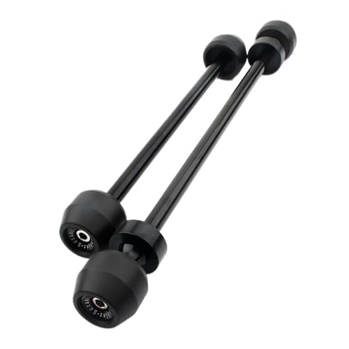Motorrad Hinterradgabel Fit Für Ducati Scrambler Klassische Wüste Motor Vorne Hinten Crash Achse Gabel Rad Schwinge Spulen Slider Spulen Schraube Schwinge Sliders(Black)