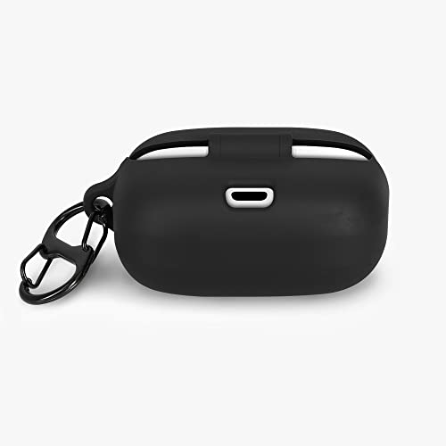 kwmobile Silicone Case Compatible with JBL Tune 230 NC TWS / T230NC / T235NC Case Cover - Don't Touch My Headphones White/Black/Black - Image 3