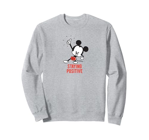 Sweat Mickey Mouse Disney Staying Positive pour partager la joie et l'optimisme
