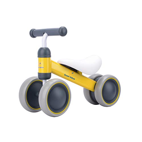 Scool Baby Balance Bike, Balance Bike for Toddlers Baby Bicycles Perfect First Bike