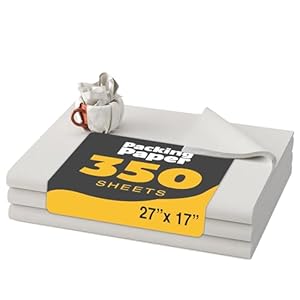 Packing Paper Sheets for Moving 350 Newsprint Packing Paper for Moving Paper Packing Sheets 27″ x 17″ – Protect Delicate Items with Wrapping Paper – Shipping Paper for Packing Boxes By Crown Display