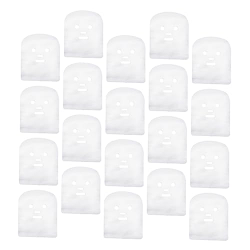 FIXOSHEE 100 piezas Facial Pre-cortada Unidades para Spa Mascarilla Desechable Hidratante Suave y Firme Reduce Arrugas Finas