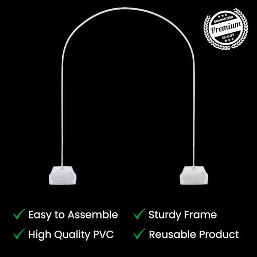Image of Special You Round Arch Balloon Stand for Decoration, Decoration Stand for Backdrop for Pooja, Decorative Stand for Backdrop with 2 Water Bags for Support, Backdrop Stand for Photography