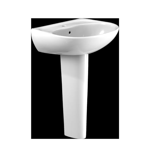 Supreme 22" Pedestal Bathroom Sink Sanagloss Sink Finish: