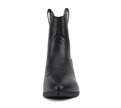 Image of Soda inchBLAZING inch ~ Women Western Bootie Pointe Toe with Low Heel (Wide Fit Available)