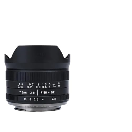 �����Y�ł��F �݊���������܂��\�j�[E�}�E���g7.5mm F2.8 APS-C����}�j���A���t�H�[�J�X�����YZ M4/3 XF X EF-M�}�E���g�ɑΉ�(XF)
