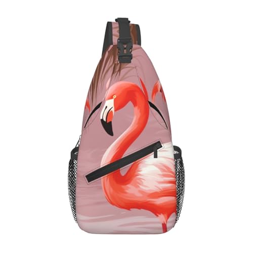 Mochila de pecho cruzada para hombre y mujer para senderismo miniatura 1