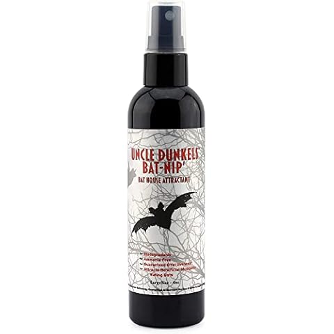 Uncle Dunkels All-Natural Bat-Nip’ Pheromone Spray; 4 Fluid Ounces Bat House Attractant Spray Cover