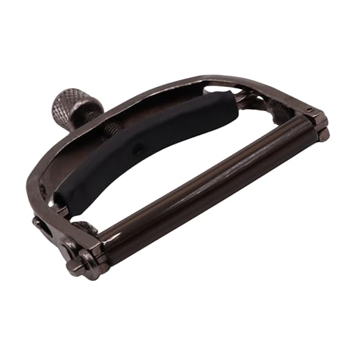 Paige 6-String Guitar Capo – Precision USA-Made Capo for Acoustic 6-String Guitars - Smokey Black Finish