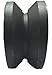 Mapp Caster Sliding Barn Door Cast Iron Wheel Kit, 3