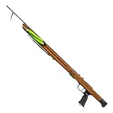 JBL Spearguns Woody Elite 38 Special Performance Speargun for Spearfishing, Freediving, Scuba Diving, Fishing, Diving, Mahogany Barrel, Stainless Steel Shaft, Open Muzzle, Easy Stretch Kevlar Bands