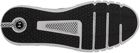 Under Armour Men's HOVR Strt Sneaker, Black (001)/Halo Gray, 8 | Image 3