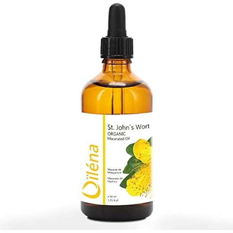 Pure St. John's Wort Macerated Oil · Hyperic Oil · Natural Oil for Skin (Body & Facial Care) Natural Oil for Hair Care · 100% Natural Hyperic Oil for Massage · 50 ml Cover