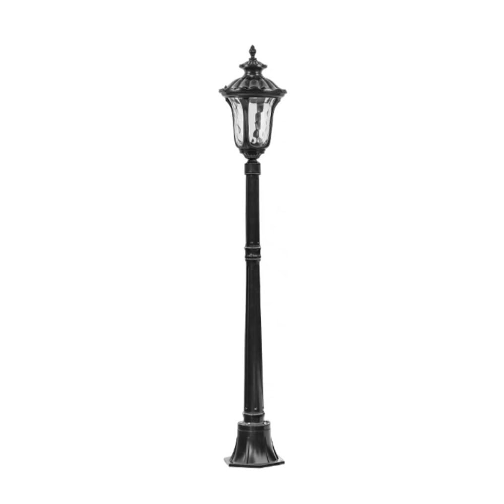 GTHTUHFD High Post Lamp, European Pole Lighting, Modern Simple Street Light For Yard Garden Gates Walkway Path Decoration,Black-55.1inch/140cm