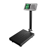 デジタル台はかり100kg 電子スケール 台はかり デジタル計量器 重量計 台秤 バッテリー内蔵式 充電器付き 連続使用90時間 (100kg)