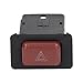 Raguso Emergency Light Switch Push Button Mb652291 High Sensitivity Hazard Warning Lamp Switch 1 Emergency Flasher Warning Switch for Car