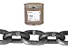 Campbell 0120600 System 3 Grade 30 Low Carbon Steel Proof Coil Chain in Drum, Self Colored, 3/8" Trade, 0.37" Diameter, 200