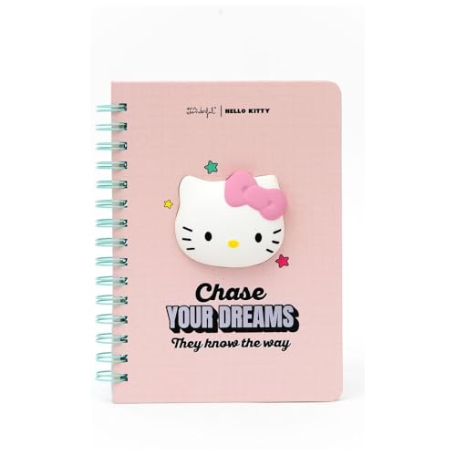 Mr. Wonderful – Cahier de notes – Papeterie originale – Idée cadeau – Bureau et École – Organisation quotidienne – Format A5 - Squishy Hello Kitty