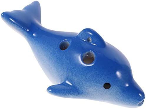 Abaodam Ocarina Flute Dolphin Ceramics Travel