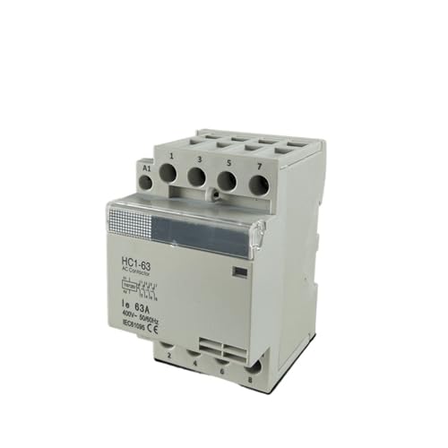 Contacteur CA 63A 4 pôles HC1-63 tension bobine 220V inverseur puissance maison