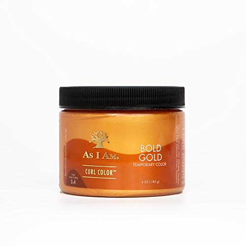As I Am Curl Color - Bold Gold - 6 ounce - Color and Curling Gel - Temporary Color
