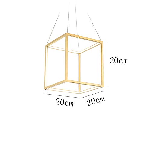 Éclairage géométrique LED carré pour illuminer les grands salons sombres - 5