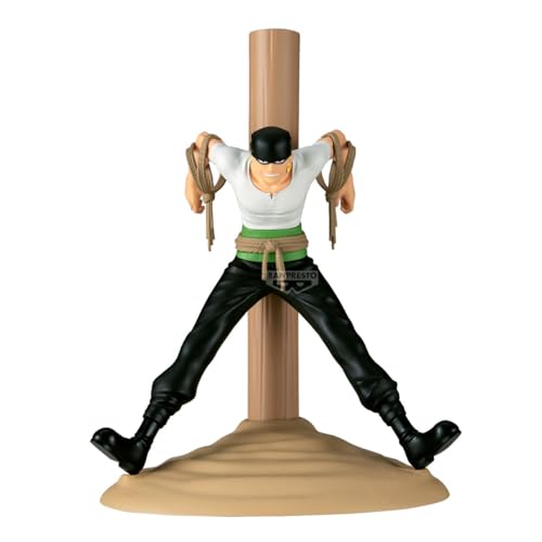 Banpresto Figura de Accion Zoro One Piece FL, Pirate Hunter 17 cm, BP29758P Multicolor, Figura Coleccionable, Optimo para los fanáticos del Anime One Piece