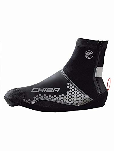 Surchaussures MTB Chiba imperméables et coupe-vent taille M noires