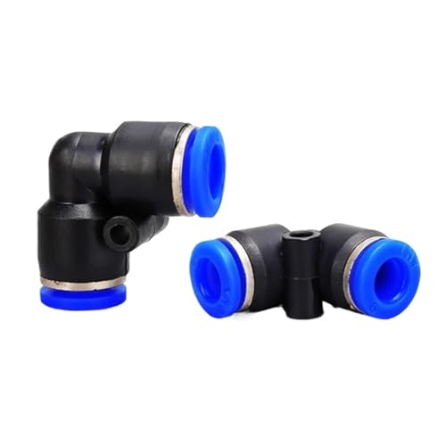 Raccord en laiton PV4 OD 4mm type L débit vitesse tube plastique couplage pneumatique