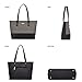 Women Fashion Synthetic Leather Handbags Tote Bag Shoulder Bag Top Handle Satchel Purse Set 4pcs