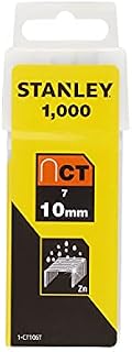 Stanley 1-CT106T 10mm Type-7 Cable Staples (1000 Pieces)