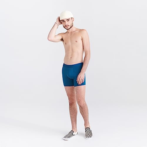 SAXX Underwear Co. Men's Droptemp Cooling Cotton Boxer Brief Fly3