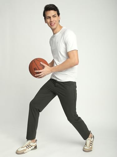 Image of MARK LEUTE Regular Fit Striped Track Pant for Men