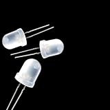 50pcs x Yellow 10mm Round Diffused LED Light 2pin yellow 10mm Diffused LED