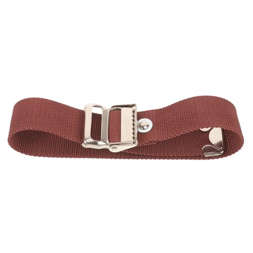 Gatuida zancos para Paneles de Yeso Correas cómodas Almohadilla pie Empuje de Cadera Correas de Repuesto para zancos de Paneles de Yeso Correas de zancos para Paneles de Yeso paño Brown
