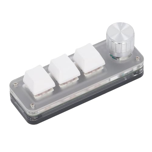 Mini clavier à 3 touches pour éviter les raccourcis complexes sur PC avec interrupteur rouge