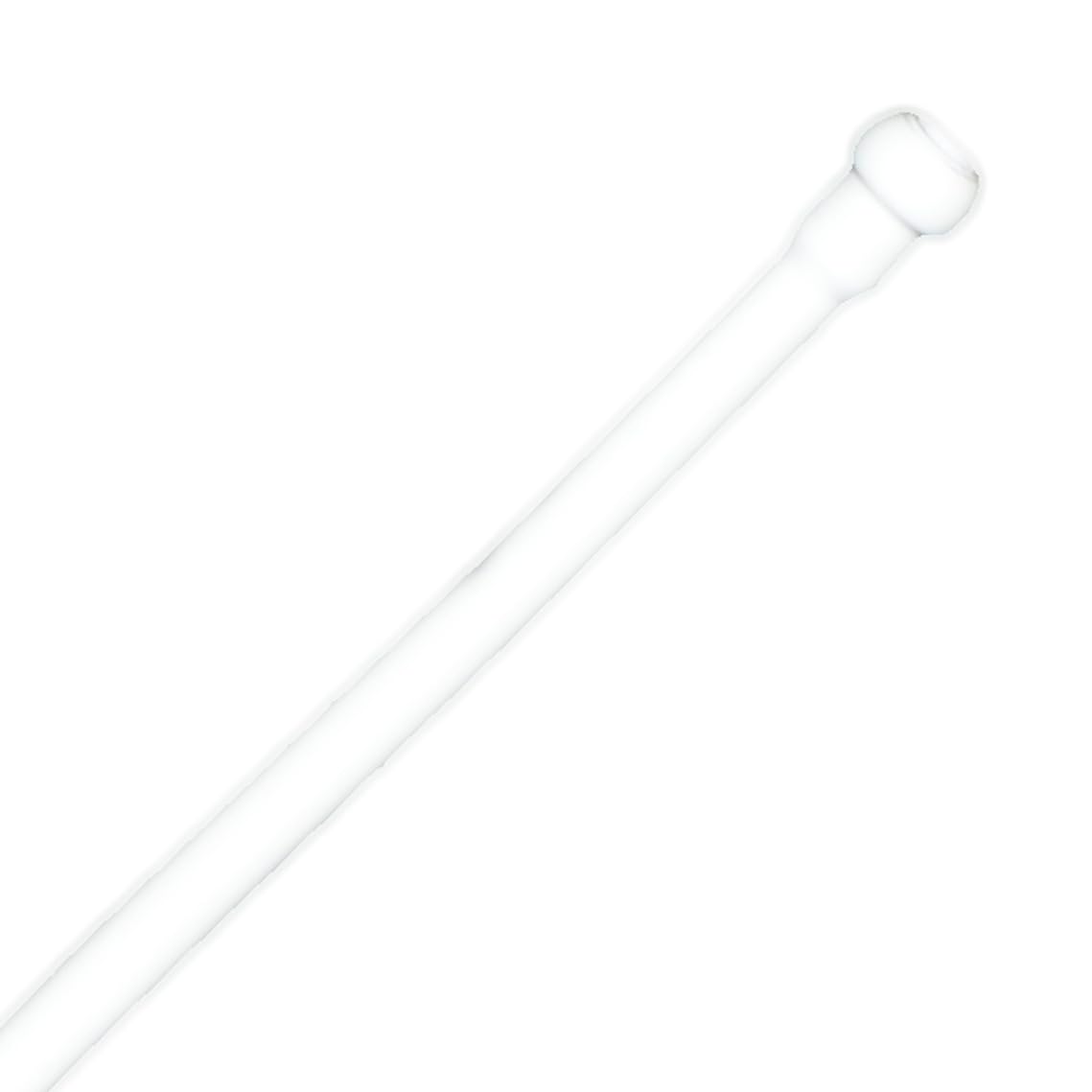 Westbrass D120-50 Elevador de Grifo de Punta Redondeada, Revestimiento en Polvo Blanco, 50,80 cm