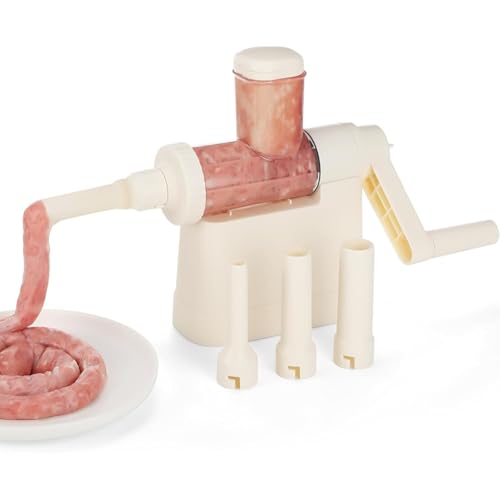 Kudjnfhya \[Z[Wlߕ}VƐ}jA\[Z[W[J[[U}V4̋l߃`[uEbutidora De Chorizo??S Sausage uffer Sausage Maker Machine