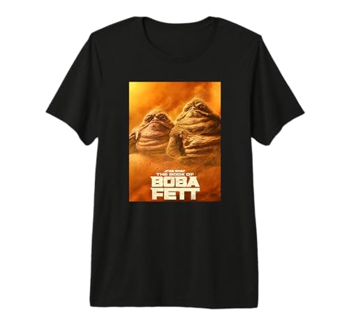 T-shirt Star Wars The Book of Boba Fett en coton premium doux imprimé Hutt Twins