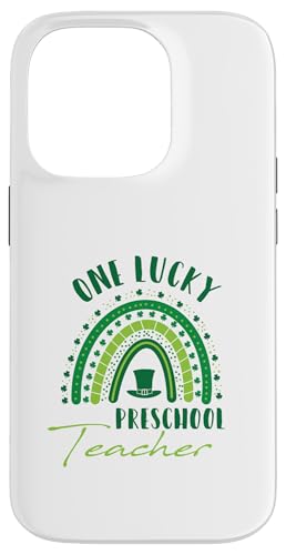 One Lucky Presschool Teacher pgbNf[ ʔC{[ X}zP[X iPhone 14 Pro p