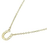 SUPVOX Collar de Acero Inoxidable Colgante Forma de U Cadena para Clavícula Dorada Adorno Elegante para Mujer Joyería de Herradura para Uso Diario y Ocasiones Obsequios