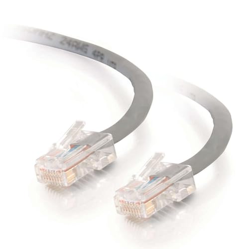 Image of C2G 24490 Cat5e Crossover Cable - Non-Booted Unshielded Network Patch Cable, Gray (3 Feet, 0.91 Meters)