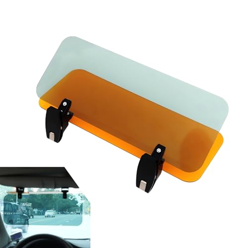 lekiliky Car Sun Visor Extender, Acrylic Anti-glare Sunproof Vehicle Visor Extender, 13.39