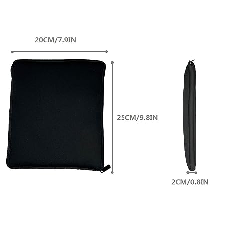 AF-WAN Wasser- und staubdichte weiche Buchhülle für Dinner Tonight, 25X20X2CM, perfekt für zu Hause, draußen und auf Reisen (Schwarz)