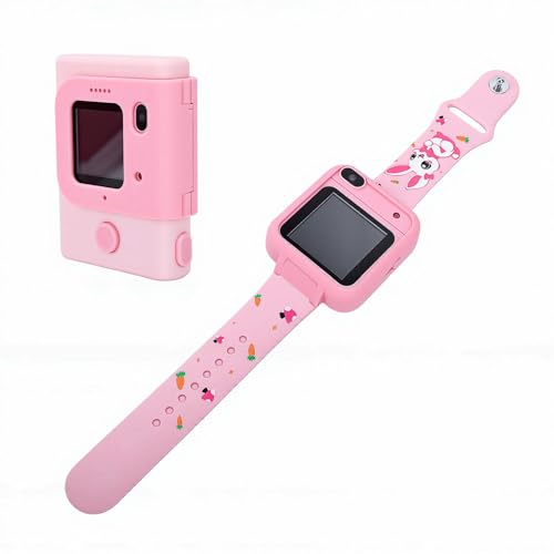 Appareil photo pour enfants 1080p tactile 48mp fockety objectif rotatif 180 degres