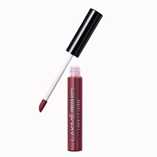 Image of LAKME Forever Matte Liquid Lip Colour, Mauve Party, 5.6ml & Lakme Forever Matte Liquid Lip Colour, Red Sangria, 5.6 ml