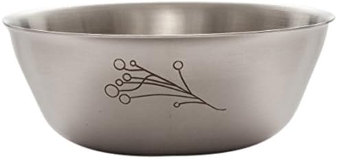 Untangled Living Anyware Collection Stainless Steel Small Bowl, Freedom Branch