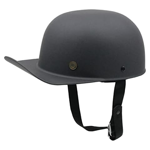 qloijnv Fashion Retro Motorcycle Helmet ECE Certified Skull Cap Adults Open-Face Motorbike Helmets Retro Half Helmet Cover